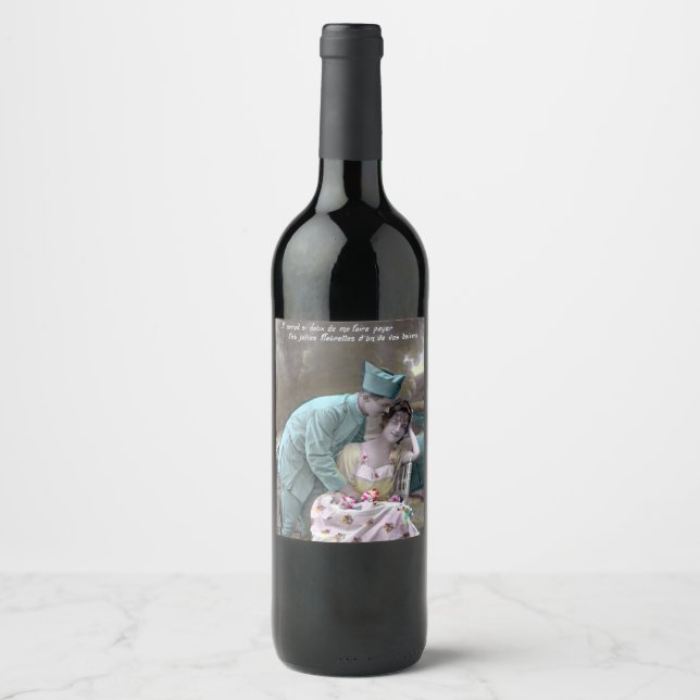 Rótulo De Garrafa De Cerveja Soldado e Lover (Frente)