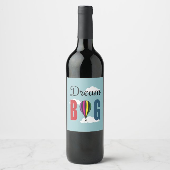 Rótulo De Garrafa De Cerveja Sonho grande (Frente)