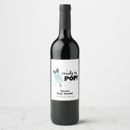 Rótulo De Garrafa De Cerveja Sorvete Moderno Pronto Para Pop