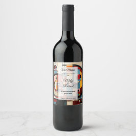 Rótulo De Garrafa De Cerveja Sticker a bouteille de vin