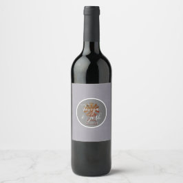 Rótulo De Garrafa De Cerveja Suíte de Noivado de Moinho de Vento Fazenda Modern