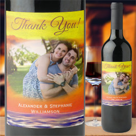 Rótulo De Garrafa De Cerveja Sunset 2443