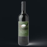 Rótulo De Garrafa De Cerveja Tema de golfe<br><div class="desc">O rótulo do vinho do tema Golf oferece um final profissional divertido para o seu vinho caseiro. Pode ser personalizado para favores ou presentes em Golf Outings,  Bachelor Party,  Resindicatos.</div>