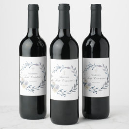 Rótulo De Garrafa De Cerveja Terra de cor d'água da Santa Comunhão
