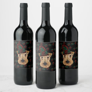 RÓTULO DE GARRAFA DE CERVEJA TERRIER AIREDALE