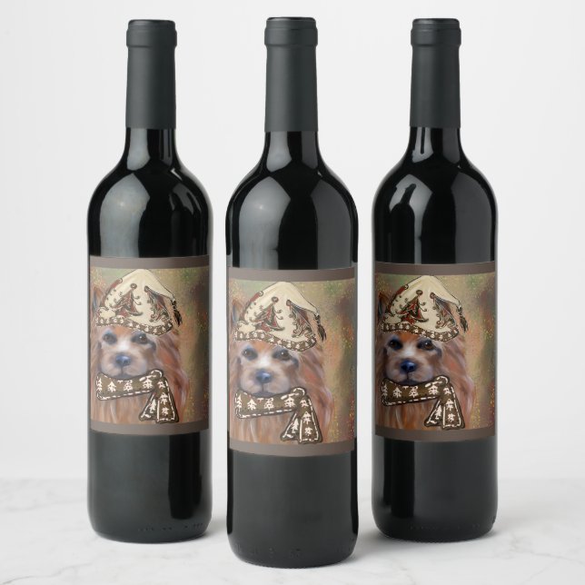 RÓTULO DE GARRAFA DE CERVEJA TERRIER AUSTRALIANO (Garrafas)