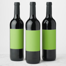Rótulo De Garrafa De Cerveja Textura de Fundo Verde Limão Plano