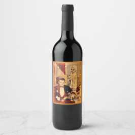 Rótulo De Garrafa De Cerveja The Gangster's Blonde Girl