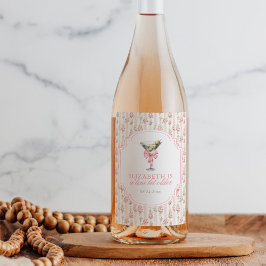 Rótulo De Garrafa De Cerveja "Tini Bit Older Martini Coquette Birthday