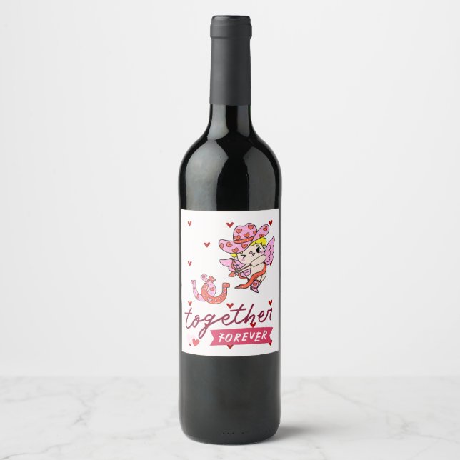 RÓTULO DE GARRAFA DE CERVEJA TOGETHER FOREVER COUNTRY STYLE  (Frente)