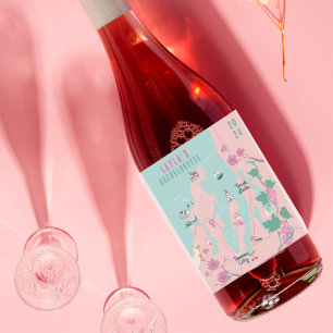 Rótulo De Garrafa De Cerveja Traverse City Michigan Wine Theme Bachelorette