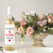 Trendy Red Posta Gravidez Engraçada Citação