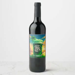 Rótulo De Garrafa De Cerveja trevo