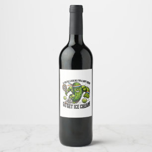 Rótulo De Garrafa De Cerveja Trocadilho engraçado para amante de Pickleball com