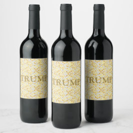 RÓTULO DE GARRAFA DE CERVEJA TRUMP