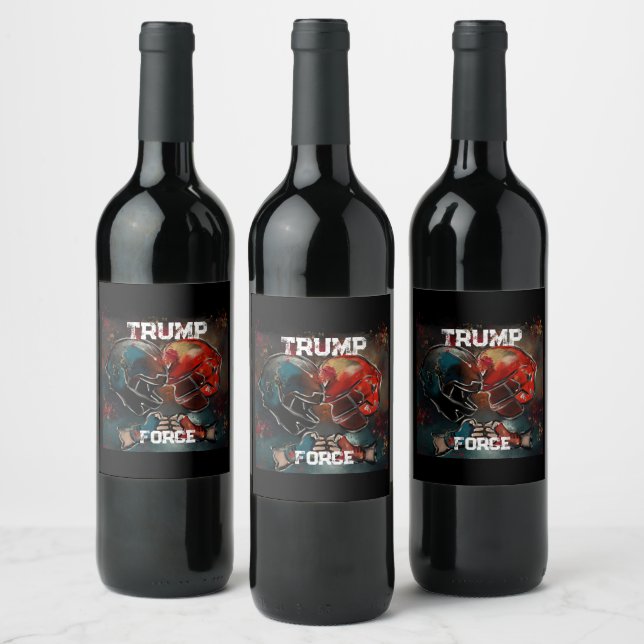 RÓTULO DE GARRAFA DE CERVEJA TRUMP (Garrafas)