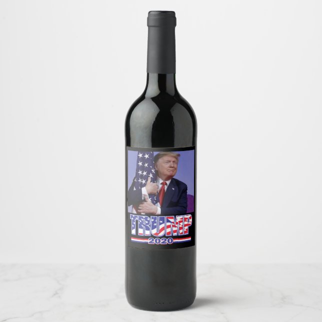 Rótulo De Garrafa De Cerveja Trump 2020 (Frente)
