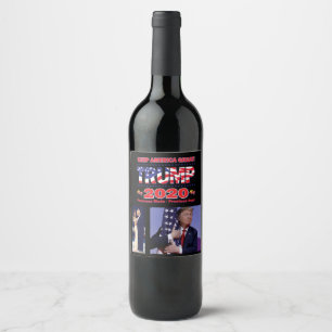 Rótulo De Garrafa De Cerveja Trump 2020 Keep America Excelente - Promessas Mant