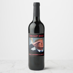 Rótulo De Garrafa De Cerveja Trump 2020 Torna o Excelente da América