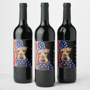 RÓTULO DE GARRAFA DE CERVEJA TRUMP 2024