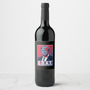 Rótulo De Garrafa De Cerveja Trump Campeão Eleição 2024 Republicano Vintage