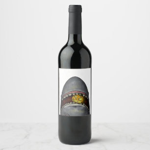 Rótulo De Garrafa De Cerveja Tubarão-Pumpkin