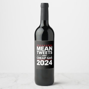Rótulo De Garrafa De Cerveja Tweets Médios E Eleições De Gás Barato 2024