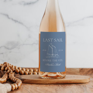 Rótulo De Garrafa De Cerveja Última Vela Antes Do Fim De Semana Da Bachelorette