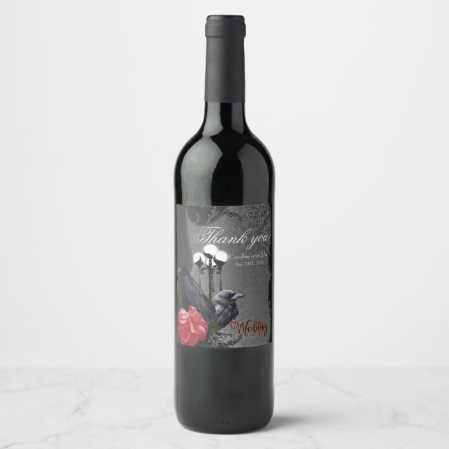 Rótulo De Garrafa De Cerveja Um casamento único (Frente)