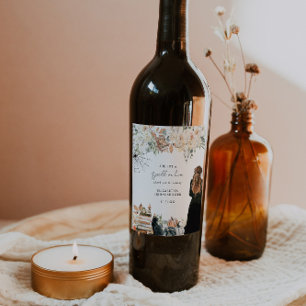 Rótulo De Garrafa De Cerveja Um Encantamento   Chá de Noiva de Halloween