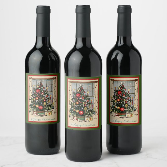Rótulo De Garrafa De Cerveja Um Natal Feliz (Garrafas)