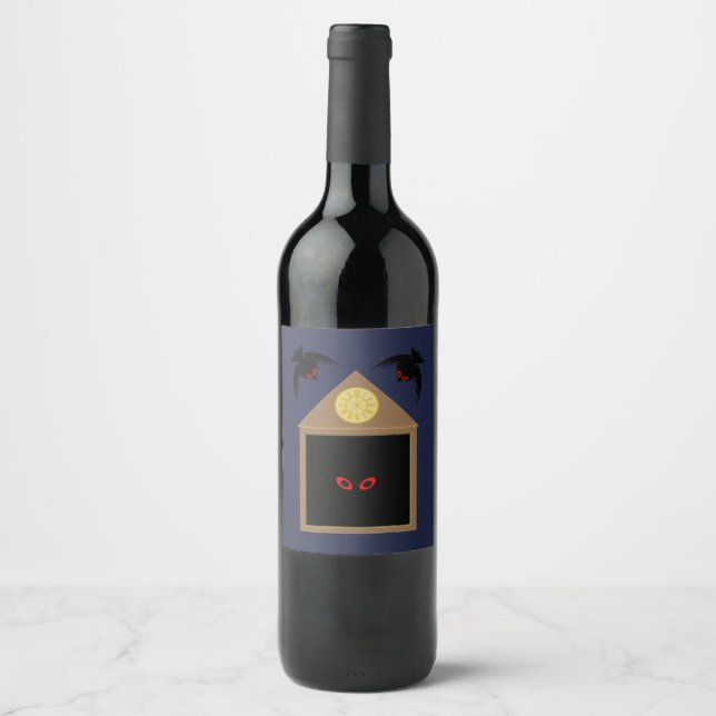 Rótulo De Garrafa De Cerveja Uma Desgentileza de Ravens Halloween (Frente)