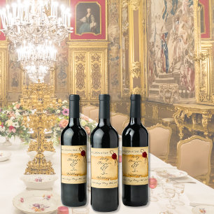 Rótulo De Garrafa De Cerveja Uma Vez Em Um Tempo Medieval Cera De Rolagem