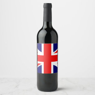 Rótulo De Garrafa De Cerveja Union Jack