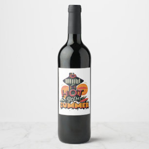 Rótulo De Garrafa De Cerveja Verão Quente Chic Goth