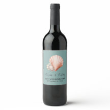 Verde Mar com Concha "O Dia do Nosso Casamento" 