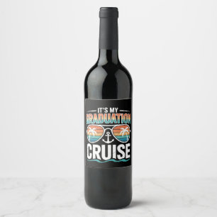 Rótulo De Garrafa De Cerveja Viagem de Cruzeiro de Formatura Equipe Corresponde