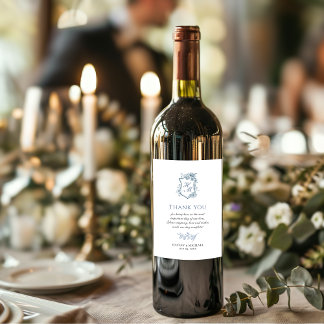 Rótulo De Garrafa De Cerveja VICTORIA Regence Blue French Garden Wine