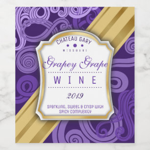 Rótulo De Garrafa De Cerveja Vinagre de sidra de abstrato de fruta de cor perso