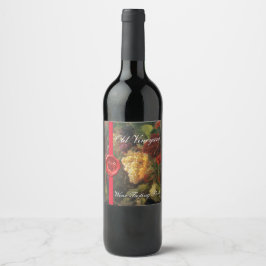 RÓTULO DE GARRAFA DE CERVEJA VINHA VINHA DE VINHO DE VINHO VINHO PARTE PROVANDO