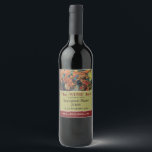 Rótulo De Garrafa De Cerveja Vinhas Vermelhas, Van Gogh, Bar de Vinhos/Produtor<br><div class="desc">Etiqueta de Garrafa de Vinho do Bar de Vinhos/Produtor de Vinhos Vinhas Vermelhas,  Van Gogh Por The Business Card Store.</div>