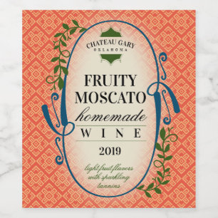 Rótulo De Garrafa De Cerveja Vinho caseiro de cor personalizado wi personalizad