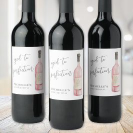 Rótulo De Garrafa De Cerveja Vinho Com Idade Simples À Perfeição Aniversário