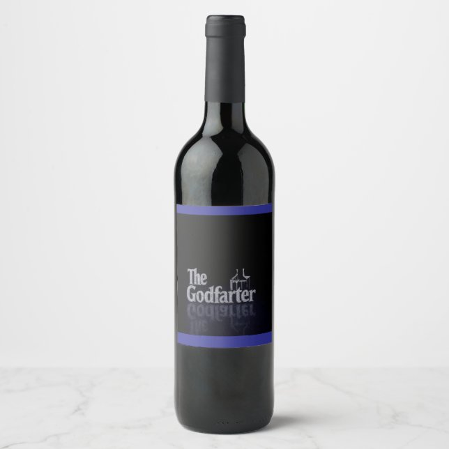 Rótulo De Garrafa De Cerveja Vinho de cabra (Frente)