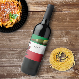 Rótulo De Garrafa De Cerveja Vinho Vermelho A Ser Dourado