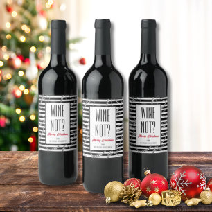 Rótulo De Garrafa De Cerveja Vinhos sem vindima Tiras prateadas