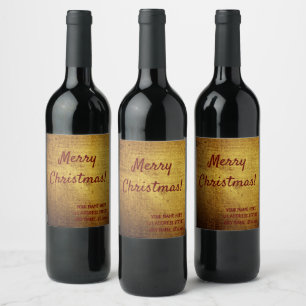 Rótulo De Garrafa De Cerveja Vintage-look gold usado, personalizado