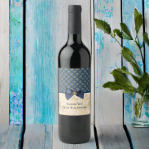 Vintage Marinho Dourado Damask Consulte Obrigado c