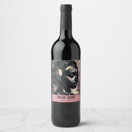 Rótulo De Garrafa De Cerveja Visage au repos, BHM,