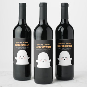 Rótulo De Garrafa De Cerveja Você foi bozado no rótulo do vinho fantasma do dia